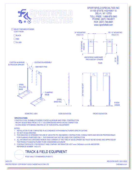Pole Vault: Standards (PVS0517)