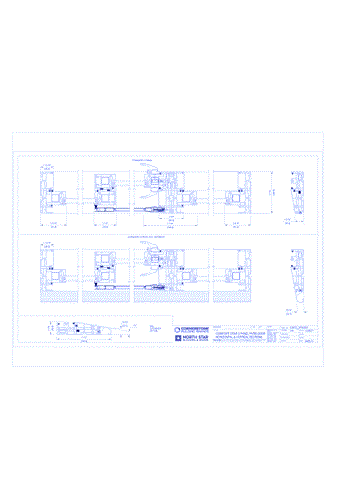  ComfortStar™ - 3 Panel Patio Door Horizontal & Vertical Sections