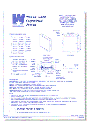 CAD Drawings of Exterior Specialties | CADdetails