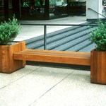 View Suspended Planter Bench [single] (SFB)