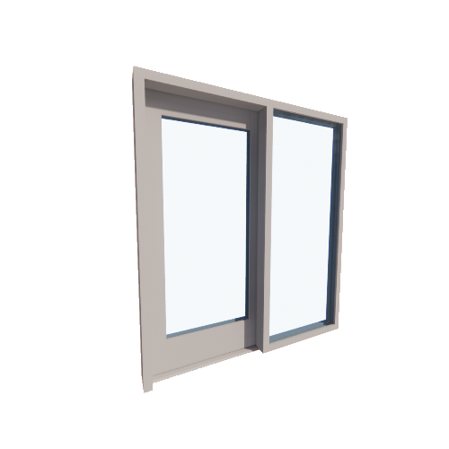 Aluminum Door: USAD1000 - Forced Entry/Bullet/Blast Resistant Sliding Door