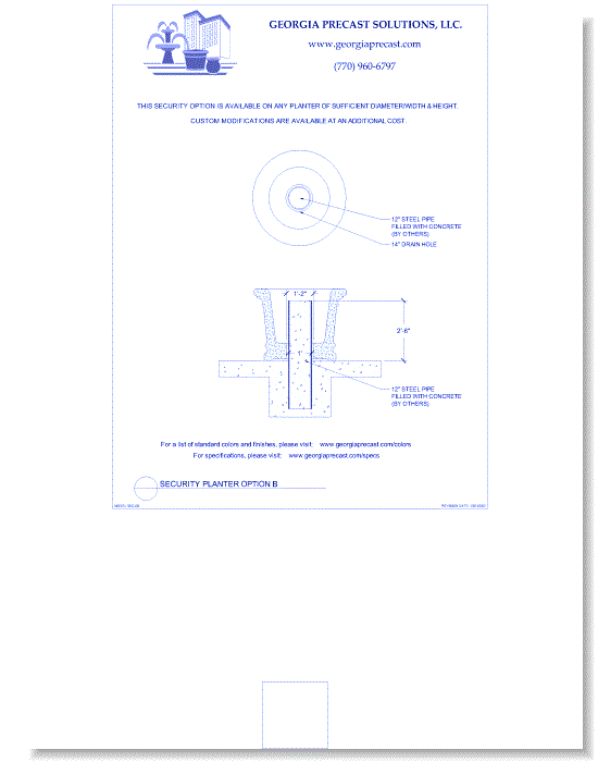 Security Planter Options