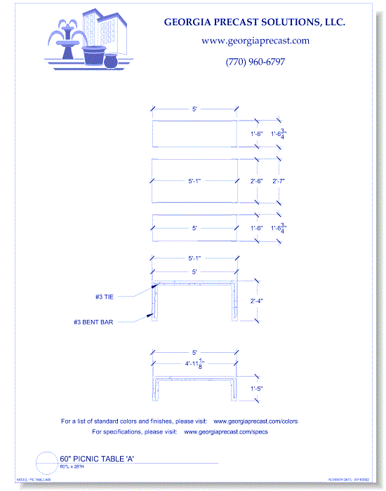 Picnic Table A