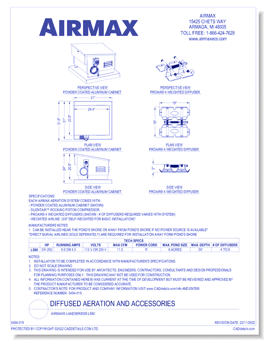 Airmax® LakeSeries® LS80