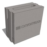CAD Drawings BIM Models Comfort Block by Genest Concrete