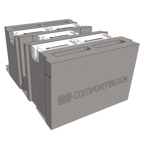 CAD Drawings BIM Models Comfort Block CB-16 Stretcher Unit