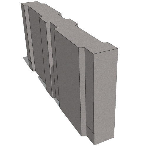 CAD Drawings BIM Models Comfort Block CB-16 Spacer