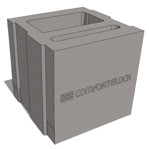 CAD Drawings BIM Models Comfort Block CB-8 Half Unit
