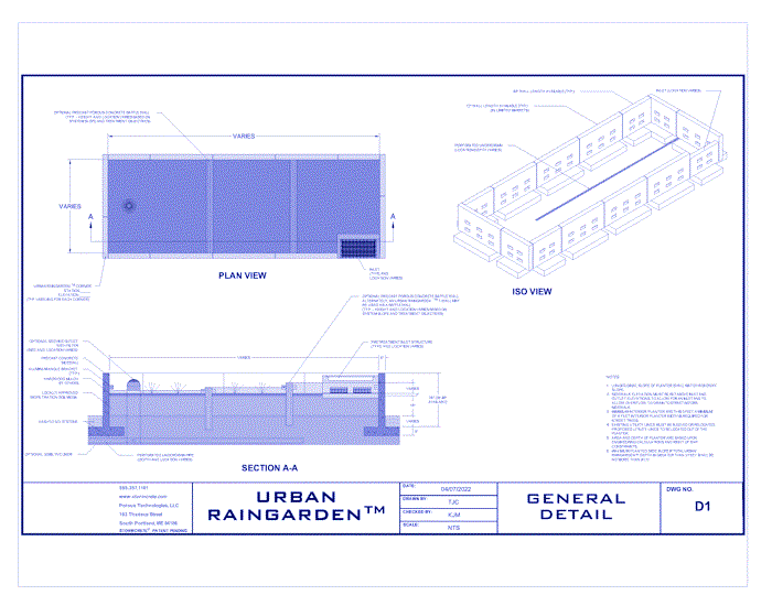 Urban Raingarden: General Details