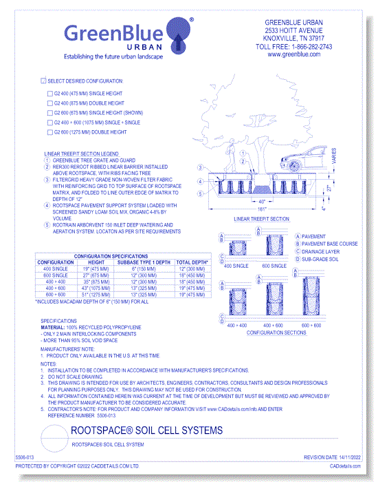 RootSpace® Soil Cell System