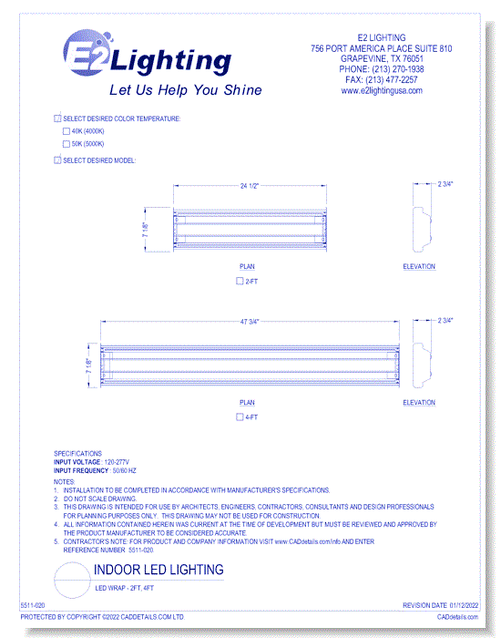 LED Wrap - 2FT, 4FT