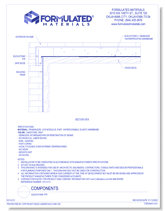 Components: Elevation® TTP 