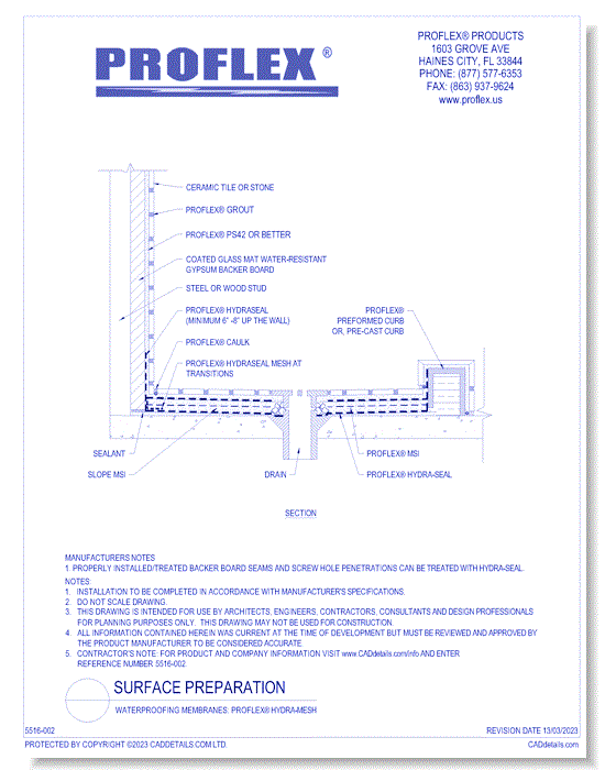 Waterproofing Membranes: PROFLEX® HYDRA-MESH