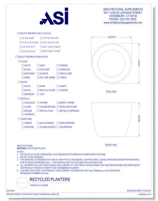 Phoenix Cylinder