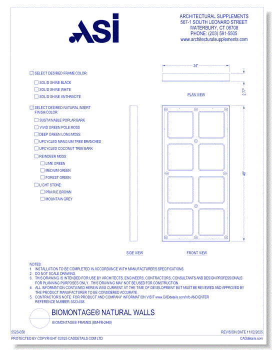 BioMontage® Frames (BM-FR-2448)