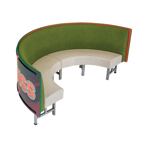 CAD Drawings BIM Models AmTab – Furniture and Signage Mobile Booth Seating: HMBS