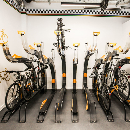 CAD Drawings BIM Models DURACORE - In Partnership with Five at Heart Arc Bicycle Rack