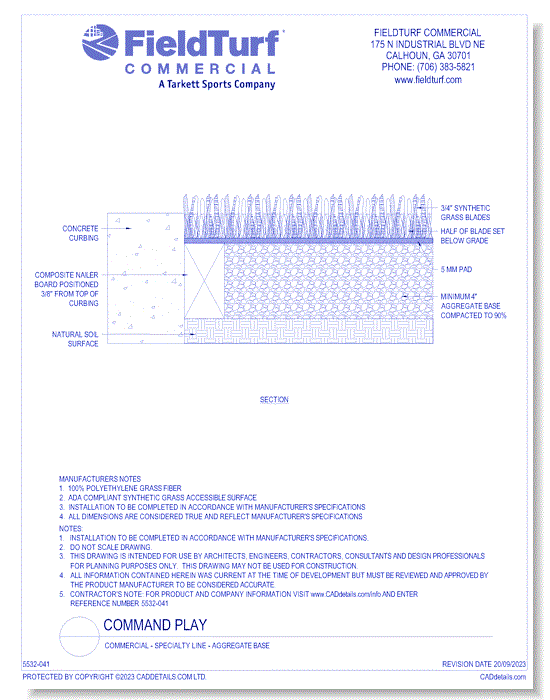 Command Play: Commercial - Specialty Line - Aggregate Base