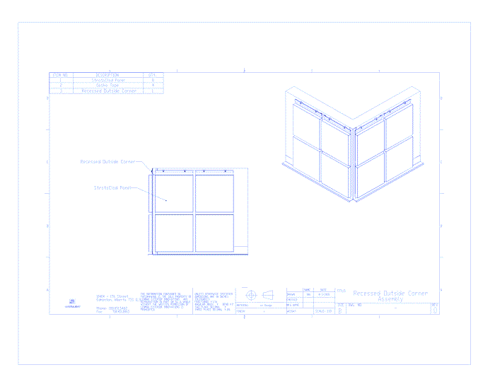 StrataClad Recessed Outside Corner Assembly_00