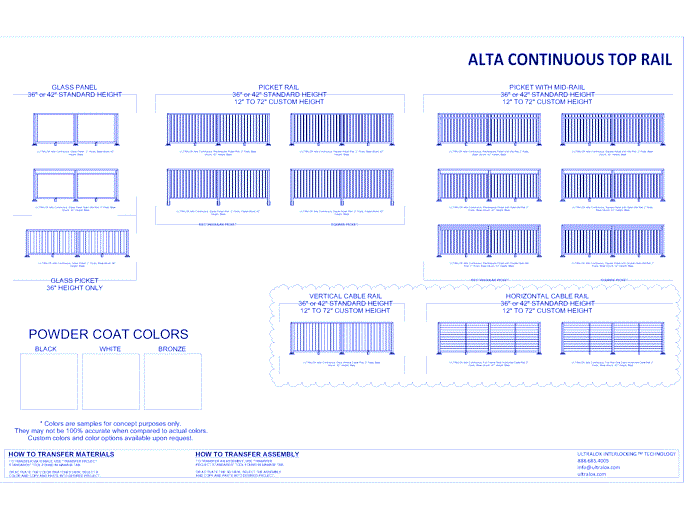 Aluminum Railing System: Alta Continuous Top Rail