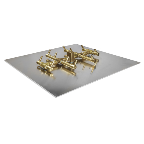 CAD Drawings Warming Trends Circle Tree-Style CROSSFIRE Brass Burner: CFBCTXL120