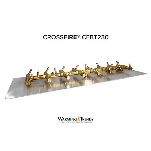 CAD Drawings Warming Trends Tree-Style CROSSFIRE Brass Burner: CFBT230