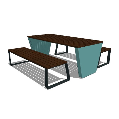 Monoline Solid Series Community Table