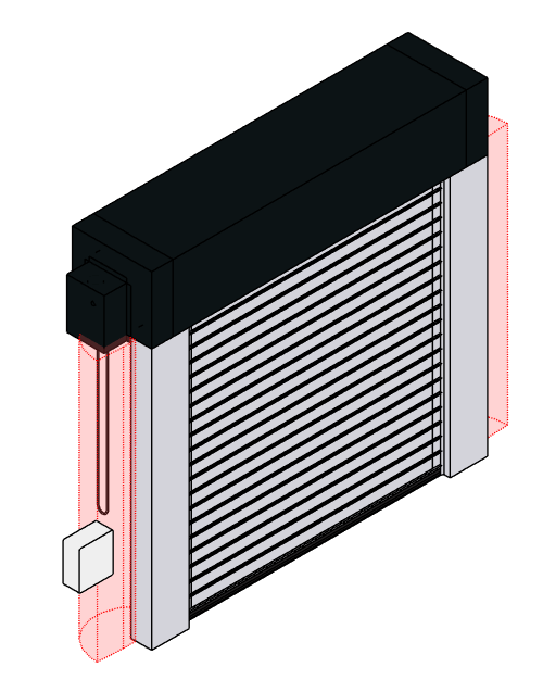 High Speed Exterior Full-View Metal Door – RapidView® 999