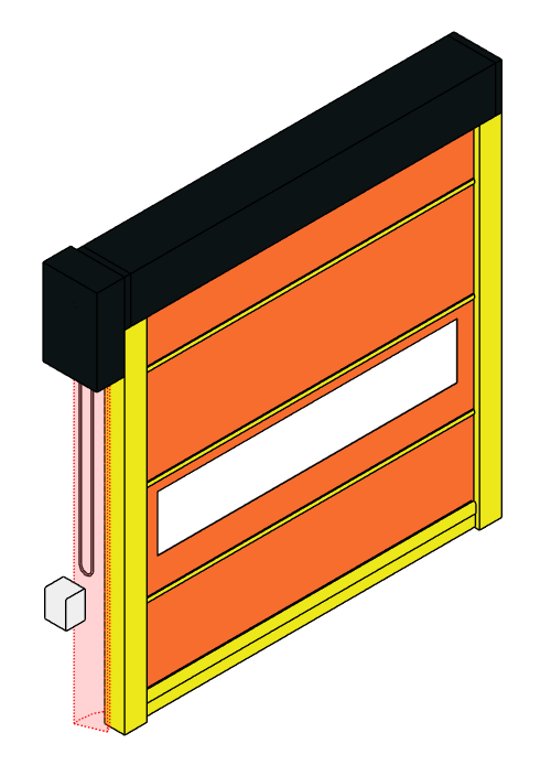 RapidFlex® 993 - Strutted Exterior High Speed Fabric Door