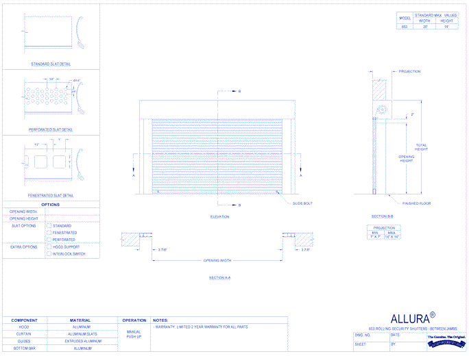 Rolling Shutters 653