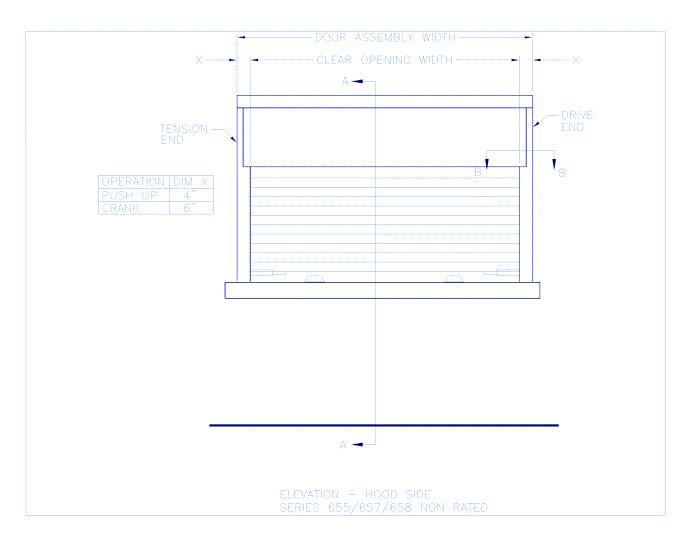 Integral Frame Counter Doors 658