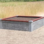 View 4'X4'X1' Square Raised Garden Bed Kit