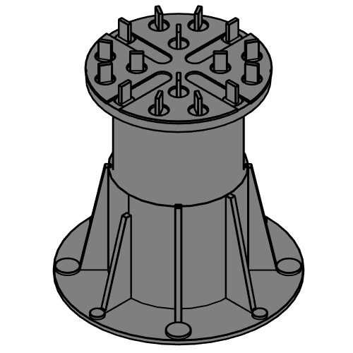 Pedestal BC-5 (116 to 200 mm) 