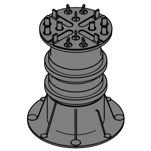 Pedestal BC-6 (198 to 240 mm) 