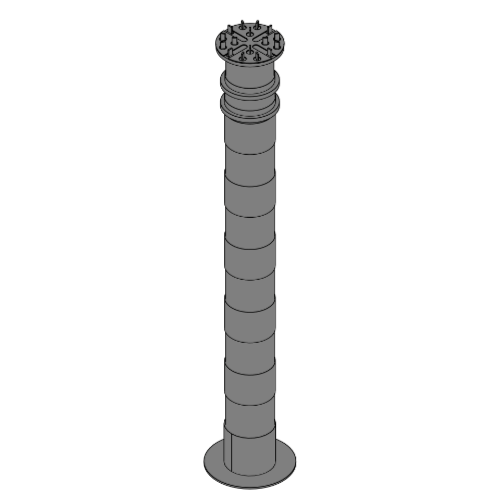 Pedestal BC-12 (782 to 1130 mm) 
