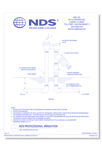 NDS - Pressure Regulators 1