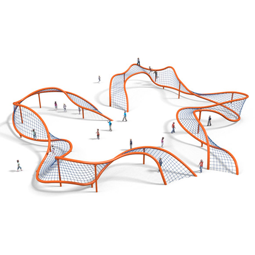 CAD Drawings Dynamo Playgrounds  RC-140701 - Ribbon Rope Course