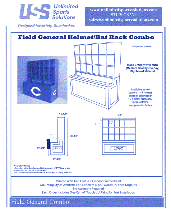 Storage Racks: Field General Combo