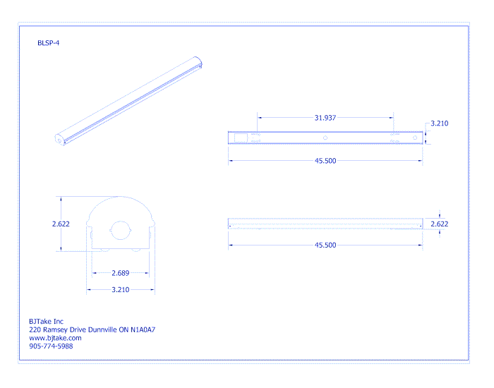 BLSP: LED Linear Strip Fixture - 4 FT