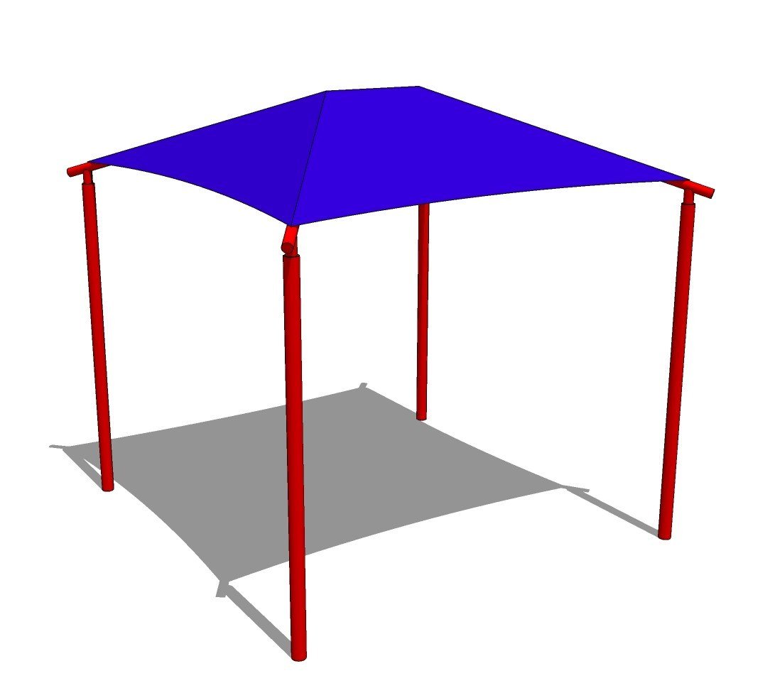 Fabric Structure: Standard Hip Square