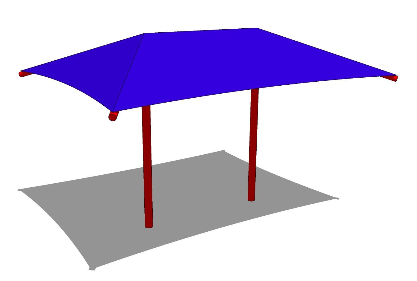 Fabric Structure: Double Tree Umbrella