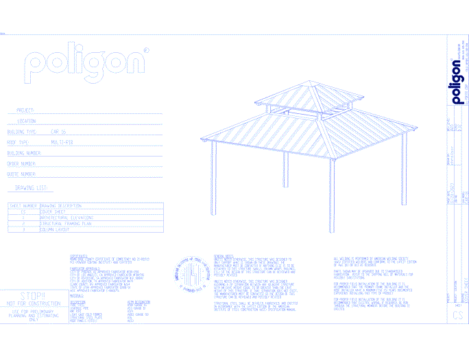 Steel Structure: Carnival – Clerestory Square Hip Roof