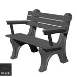 View Park Classic 4' Backed Bench with arms (ASM-PC4BA)