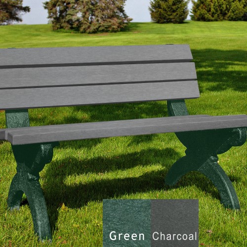 CAD Drawings Polly Products Monarque 4' Backed Bench (ASM-MB4B)