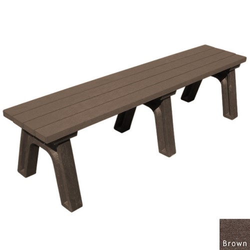 CAD Drawings Polly Products Deluxe 6' Flat Bench (ASM-DB6F)