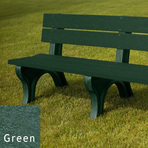 CAD Drawings Polly Products Traditional 6' Backed Bench (ASM-TB6B)