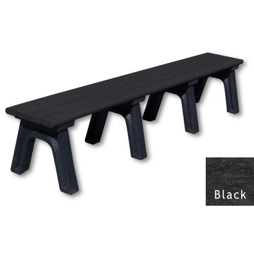 CAD Drawings Polly Products Park Classic 8' Flat Bench (ASM-PC8F)