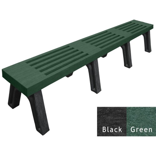 CAD Drawings Polly Products Elite 8' Flat Bench (ASM-EB8F)