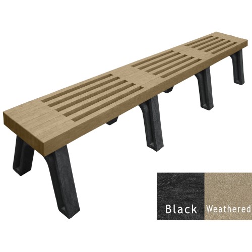 CAD Drawings Polly Products Elite 8' Flat Bench (ASM-EB8F)