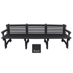 View Willow 8' Backed Bench with arms (ASM-WB8BA)